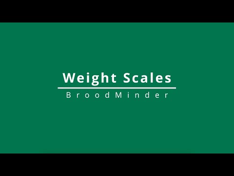 Overview of all broodminder scales