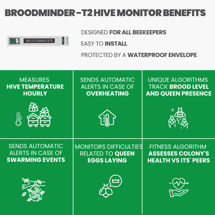 BroodMinder-T2 hive monitor benefits