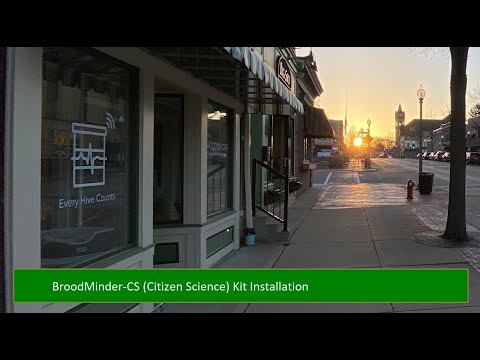 BroodMinder Citizen Science Kit for the apiary - video installation guide